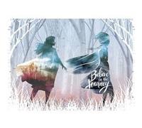 AG ART Poster Intissé - Disney La Reine des Neiges 2 - modèle Believe in the journey 155 cm x 110 cm Multicolors G