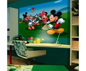 AG ART Poster XXL intisse La Maison de Mickey Disney 155X115 CM Multicolors G