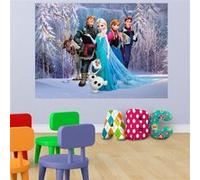 AG ART Poster XXL intisse La Reine des Neiges Disney Frozen 155X115 CM Multicolors G