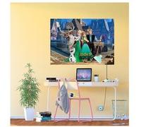 AG ART Poster XXL intisse La Reine des Neiges sur pont Disney Frozen 155X115 CM Multicolors G
