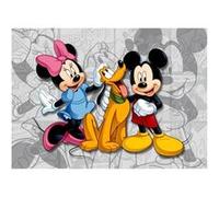 AG ART Poster XXL Mickey Minnie Mouse Disney en gris 155X110 cm Multicolors G
