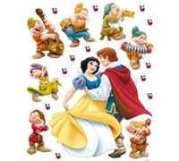 AG ART Sticker géant Princesse Blanche Neige et Prince Charmant Disney Multicolors