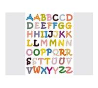 AG ART Stickers - Alphabet Lumineux - 1 planche 65 x 85 cm Multicolors G