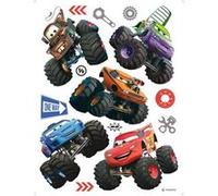 AG ART Stickers géant Cars Super Roues Disney Multicolors G
