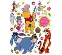 AG ART Stickers géant Winnie l'Ourson à la chasse Disney Multicolors G