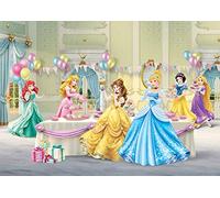 AG ART Papier peint Anniversaire Princesse Disney 360X254 CM Multicolors G