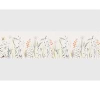 AG Design Bordure Autocollante Fleur Subtile, AWB 8486 | Décoration Étanche pour Murs, Meubles, Papiers Peints, Revêtements Muraux et Portes, Film, Étanche | Largeur 500 cm x Hauteur 13.8 cm