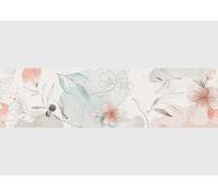 AG Design Bordure Autocollante Fleurs, AWB 8440 | Décoration Étanche pour Murs, Meubles, Papiers Peints, Revêtements Muraux et Portes, Film, Multicolore, Étanche | Largeur 500 cm x Hauteur 13.8 cm
