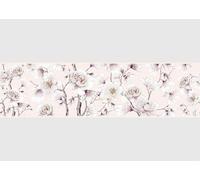 AG Design Bordure Autocollante Fleurs De Magnolia, AWB 8466 | Décoration Étanche pour Murs, Meubles, Papiers Peints, Revêtements Muraux et Portes, Film, Étanche | Largeur 500 cm x Hauteur 13.8 cm