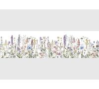 AG Design Bordure Autocollante Fleurs Sauvages, AWB 8484 | Décoration Étanche pour Murs, Meubles, Papiers Peints, Revêtements Muraux et Portes, Film, Étanche | Largeur 500 cm x Hauteur 13.8 cm