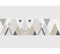 AG Design Bordure Autocollante Marbre et Bois, AWB 8446 | Décoration Étanche pour Murs, Meubles, Papiers Peints, Revêtements Muraux et Portes, Film, Étanche | Largeur 500 cm x Hauteur 13.8 cm