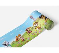 AG Design Bordure Autocollante Paw Patrol Field Of Flowers, AWBD 8036 | Étanche Décoratif pour Chambre d’Enfant | Bordure Murale pour Fille et Garçon | Film, Multicolore | 500 cm x 13.8 cm