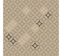 AG Design CN3629 Coussin décoratif géométrique Marron 45 x 45 cm