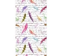 AG Design fccl 4551 gefieder, voilage/Rideau, 1 Partie, plastique, multicolore, 140 x 245 cm Multicolore G