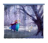 AG Design FCS xl 4300 Rideau voilage pour chambre d'enfant - Reine des neiges