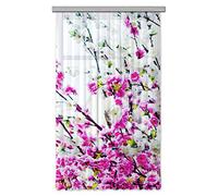 AG Design Rideaux - Fleurs - Rideaux Enfants - Impression Photo 3D - 180 x 160 cm - 1 voilages - FCSL 7525