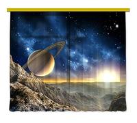 AG Design FCSXXL 7404 Rideau, Light, 100% PES, Multicolore, 280 x 245 cm
