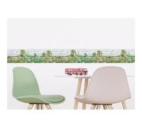AG Design Frise Auto-Collante Dinosaures en Couleur - 1 Rouleau de 0,97 x 5 m