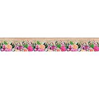 AG Design - Frise Murale Adhesive - Bois de Flore - Auto-adhesif - Frise autocollante - Sticker Mural - 0,14 x 5 m - WB 8240