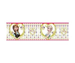 AG Design - Frise Murale Adhesive - La Reine des Neiges Disney Frozen - Auto-adhesif - Frise autocollante - Sticker Mural - 0,14 x 5 m - WBD 8063 G