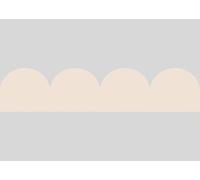 AG Design Frise Murale Autocollante Ondulée Couleurs, AWBD 8652 | Bordure Décorative Étanche Courbée pour Murs, Meubles, Papiers Peints, Portes | Multicolore | 300 x 13.5 cm