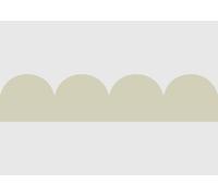 AG Design Frise Murale Autocollante Ondulée Couleurs, AWBD 8696 | Bordure Décorative Étanche Courbée pour Murs, Meubles, Papiers Peints, Portes | Multicolore | 300 x 13.5 cm