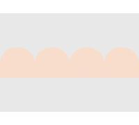 AG Design Frise Murale Autocollante Ondulée Couleurs, AWBD 8698 | Bordure Décorative Étanche Courbée pour Murs, Meubles, Papiers Peints, Portes | Multicolore | 300 x 13.5 cm