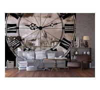 AG Design FTS 1322 Papier Peint Photo Motif Horloge - 360 x 254 cm - 4 Parties, Papier, Multicolore, 0,1 x 360 x 254 cm Multicolore G