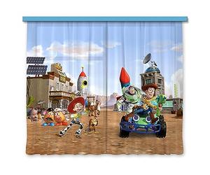 AG Design Heroes of Toy Story in The City Disney Rideaux pour Chambre d'enfant 2 pièces Multicolore 180 x 160 cm