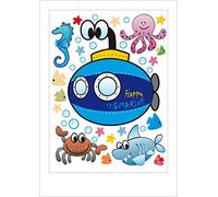 AG Design k 0801 Mural autkleber u-Boot Stickers