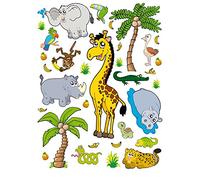 AG Design k 0824 Mural Stickers autkleber Jungle