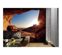 AG Design - Papiers Peint Photo - Le Coucher du Soleil - Tapisserie Photo - Poster Photo géant - 360x254 cm - 4 lés - FTS 0483 G