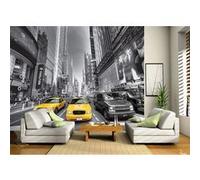 AG Design - Papiers Peint Photo - Taxi Jaune - Tapisserie Photo - Poster Photo géant - 360x254 cm - 4 lés - FTS 1310 Jaune G