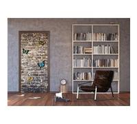 AG Design - Papiers Peints intissé - Papillon sur Le Mur - Tapisserie Photo - Poster Photo géant - 90 x 202 cm - 1 lés - FTNV 2905 G