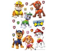 AG Design Pat' Patrouille DK 1733 Autocollants décoratifs pour murs, meubles et intérieur d'une chambre d'enfant, 42,5 x 65 cm, film PVC (sans phtalates), multicolore, 5 cm x 65 cm