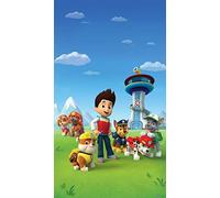 AG Design Paw Patrol à sa Station, Rideaux pour Chambre d'enfant, 1 pièce, Multicolore, 140 x 245 cm