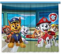AG Design Paw Patrol Station Lot de 2 Rideaux pour Chambre d'enfant Multicolore 180 x 160 cm
