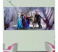 AG Frozen/Poster géant Horizontal- Papier Peint Reine des Neiges - 202x90 cm