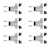 AG LogiShop Lot de 6 fermetures antivol pour volets roulants | Blocage de volets antivol | Pinces de sécurité pour volets roulants et verrou antivol, sécurité à domicile