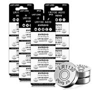 AG10 LR1130 Pile Bouton Alcaline 1.5V, Lot de 32, sans Mercure,【3 Ans Garantie】 (1130-32)