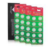 AG10 LR1130 Pile Bouton Alcaline 1.5V, Lot de 40, sans Mercure,【3 Ans Garantie de Stockage】