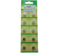AG5 (LR48, LR754, 309, 393) 1.5V Alkaline Pack de piles bouton de 10