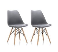 Aga 2x Chaise de salle à manger MR2035 Grise
