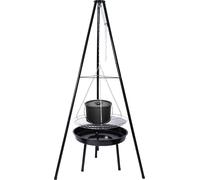 Aga Barbecue de jardin sur trépied avec foyer 3 en 1