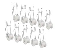 Agatige 10 PCS Crochets À Rouleaux De Tomate, 15 M en Ficelle Réutilisable Clips De Support De Plante Tomates String Trellis Attache Tomate avec Corde Raccord De Jardin pour Concombre Loofah Grapes