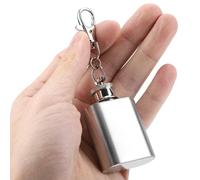 Agatige 1oz Flasque Alcool, Portable Flasque De Poche De Whisky En Acier Inoxydable Mini Poche Porte-Clés Flacon De Hanche Portable Flasque Bouteille Flasque Pour Alcool Pour Hommes Décoration Sortir