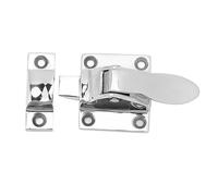 Agatige Lot De 2 Loquets De Porte Qualité Marine, 48x38mm Acier Inoxydable | Verrou Verrouillable Pour Porte D'armoire Pince Maintien Pour Trappe Porte Bateau Loquet Came Loquet Anti-Cliquet Pour Bateau