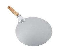 Agatige Pelle À Pizza En Acier Inoxydable, Transfert De Poussoir À Gâteau Rond En Métal Pour Pizza Peel Ustensiles Cuisine Pelle A Tourner Les Pizza Pour La Cuisson De Pizza Maison Pain Gâteau Tarte