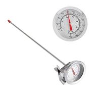 Agatige Thermomètre à Lecture Instantanée, Pince de Thermomètre à Cadran sur Thermomètre avec Sonde Longue pour la Bière à la Maison