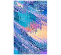 Agenda 2020 2021 Journalier: Planificateur Etudiant / Prof, 1 Jour Par Page, Format De Poche 12,7 X 20,3 Cm, Couverture Inspirante: Art Des Couleurs Et Des Textures, Agenda Scolaire Août 2020 À Juille